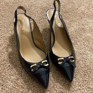 It’s Talbots 8.5 navy blue heels